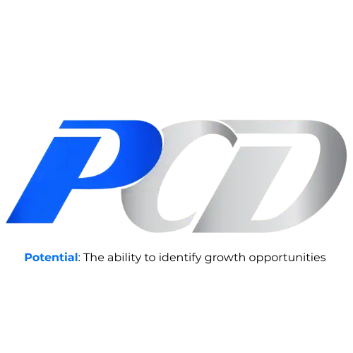 PCD logo variant - Potential: het potentieel van zorgtechnologie ontsluiten